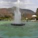 fountain in Gora park of Japan